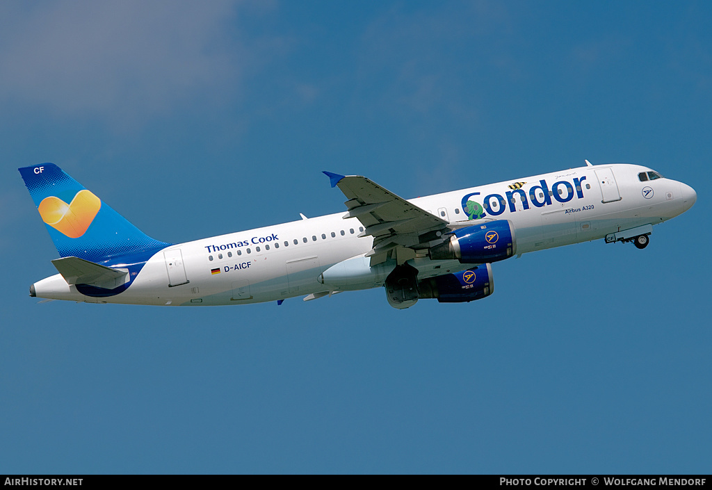 Aircraft Photo of D-AICF | Airbus A320-212 | Condor Flugdienst | AirHistory.net #556324