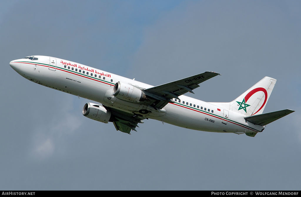 Aircraft Photo of CN-RMX | Boeing 737-4B6 | Royal Air Maroc - RAM | AirHistory.net #556329