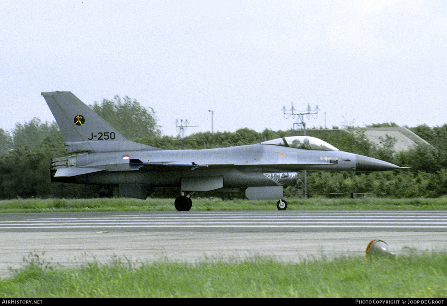 Aircraft Photo of J-250 | General Dynamics F-16A Fighting Falcon | Netherlands - Air Force | AirHistory.net #556371
