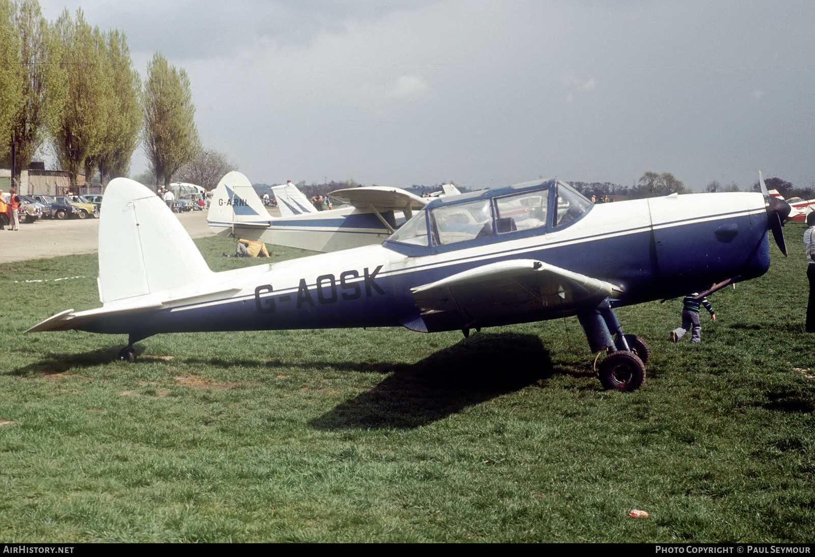 Aircraft Photo of G-AOSK | De Havilland DHC-1 Chipmunk Mk22 | UK - Air Force | AirHistory.net #556395