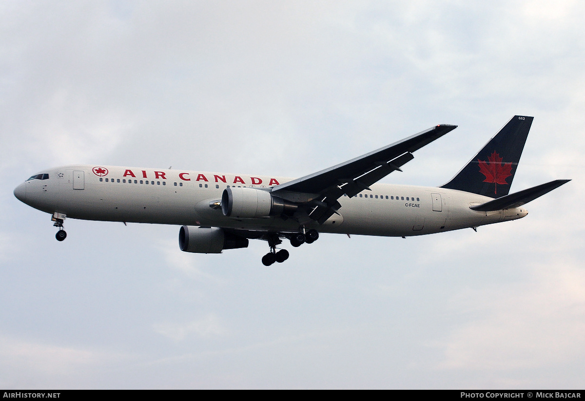 Aircraft Photo of C-FCAE | Boeing 767-375/ER | Air Canada | AirHistory.net #556402