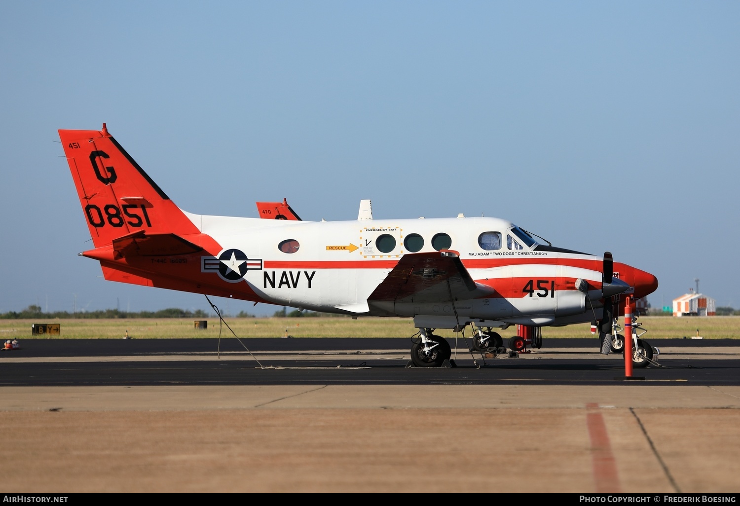 Aircraft Photo of 160851 / 0851 | Beech T-44A Pegasus | USA - Navy | AirHistory.net #556440