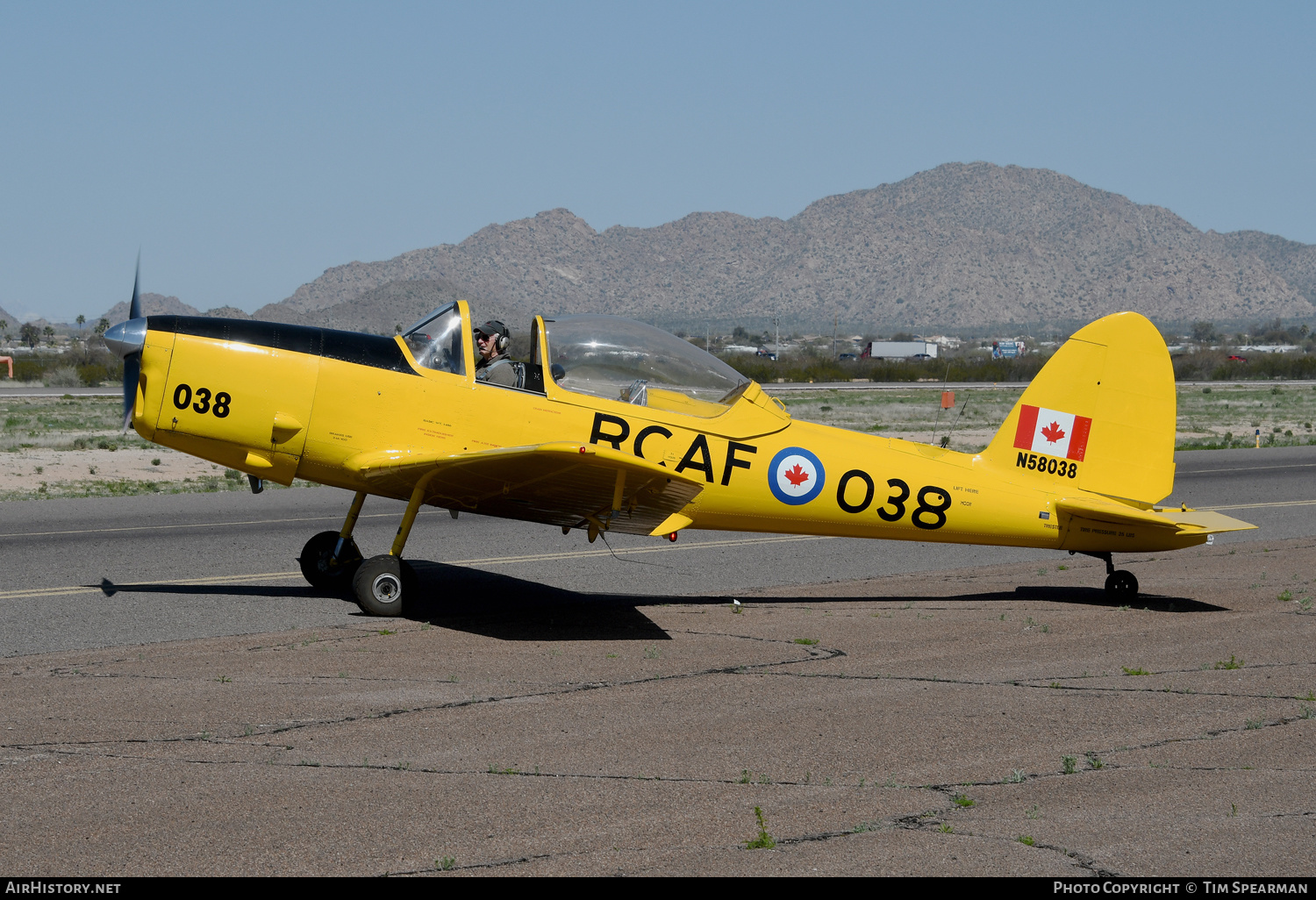 Aircraft Photo of N58038 | De Havilland Canada DHC-1B-2-S5 Chipmunk Mk2 | Canada - Air Force | AirHistory.net #556448