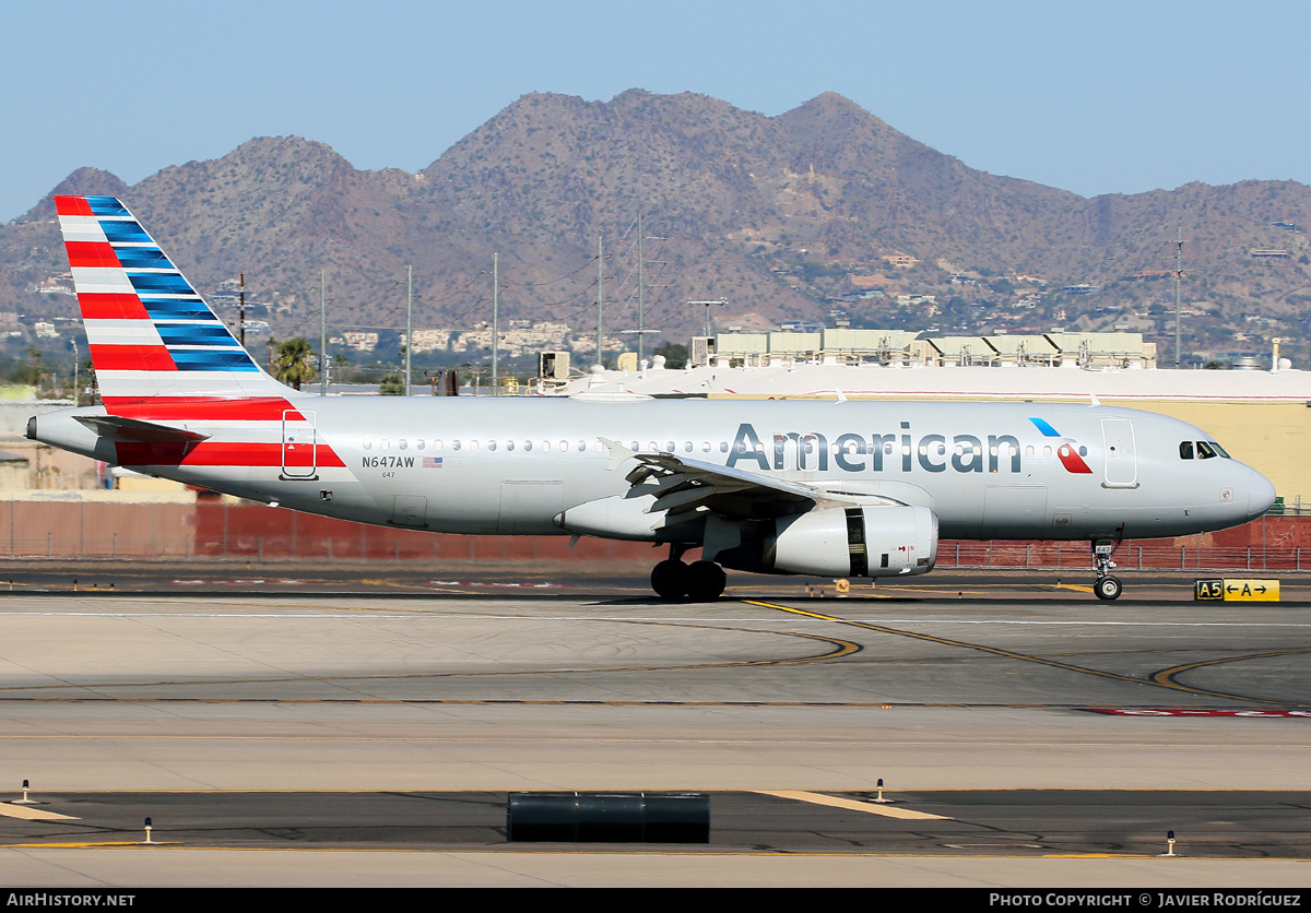 Aircraft Photo of N647AW | Airbus A320-232 | American Airlines | AirHistory.net #556501