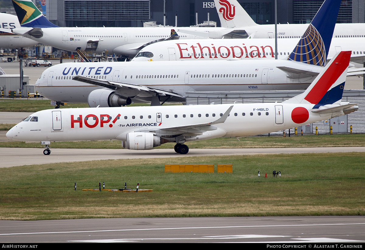 Aircraft Photo of F-HBLD | Embraer 190LR (ERJ-190-100LR) | Hop! | AirHistory.net #556578