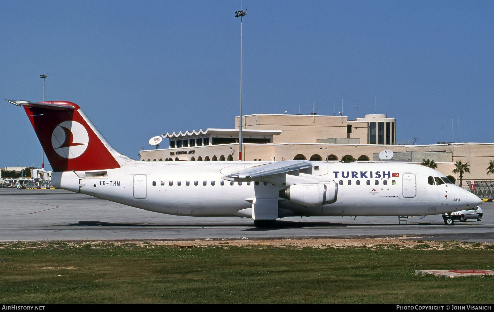 Aircraft Photo of TC-THM | British Aerospace Avro 146-RJ100 | Turkish Airlines | AirHistory.net #556591