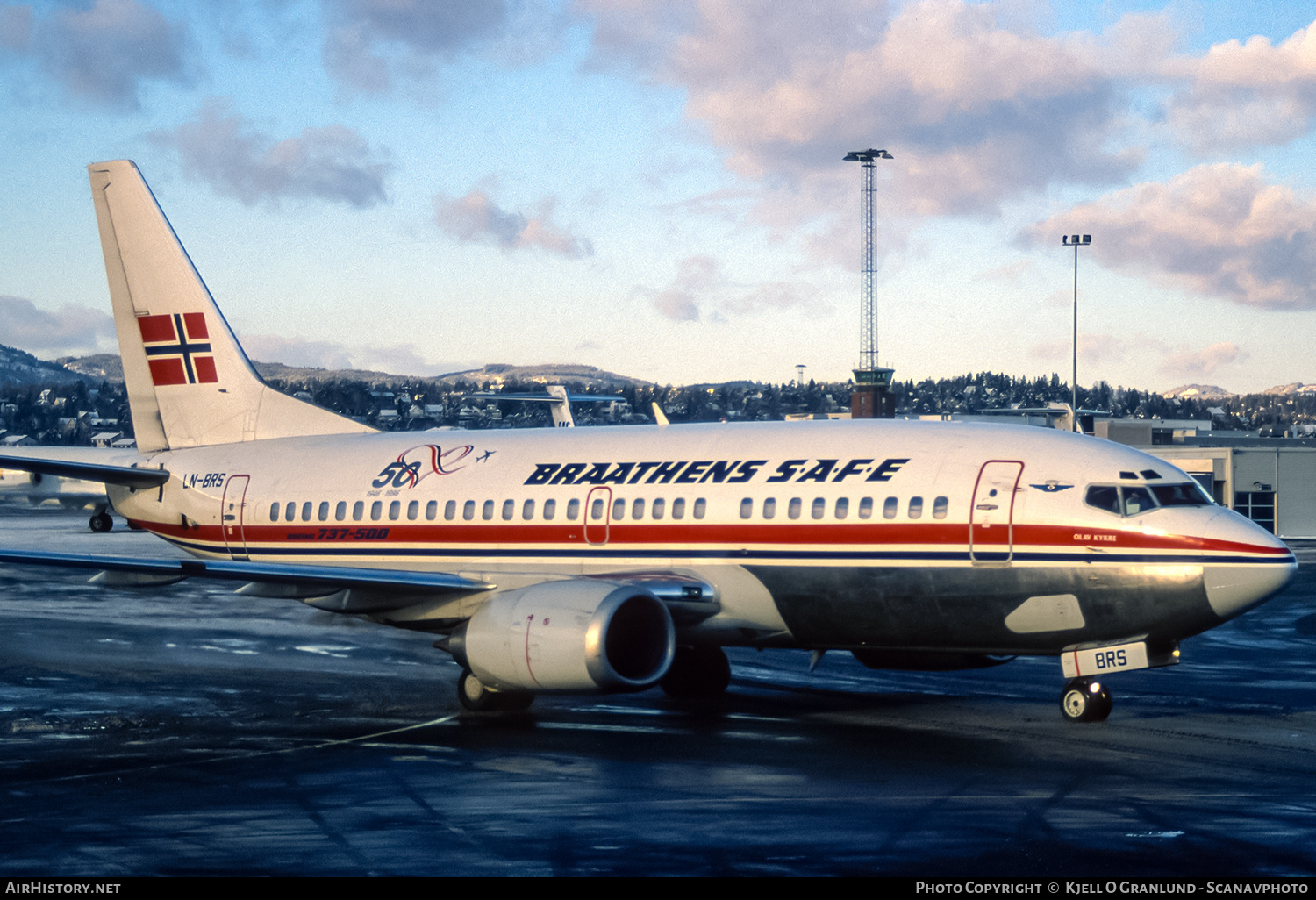 Aircraft Photo of LN-BRS | Boeing 737-505 | Braathens SAFE | AirHistory.net #556593