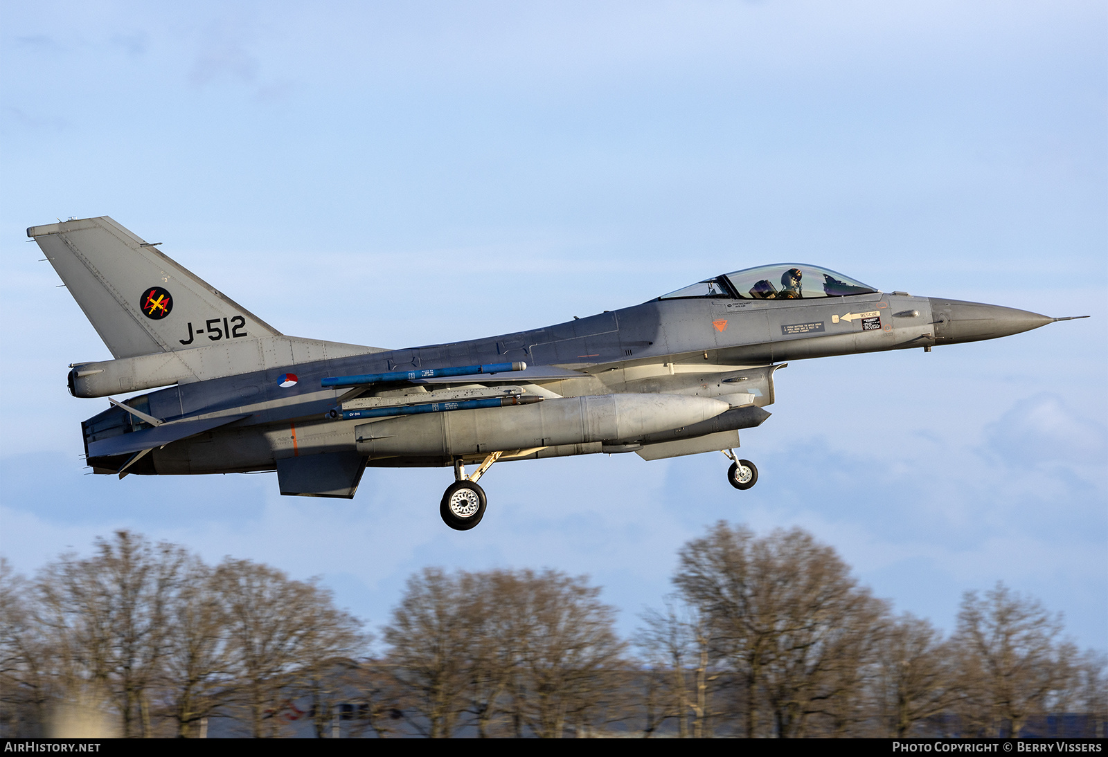 Aircraft Photo of J-512 | General Dynamics F-16AM Fighting Falcon | Netherlands - Air Force | AirHistory.net #556606