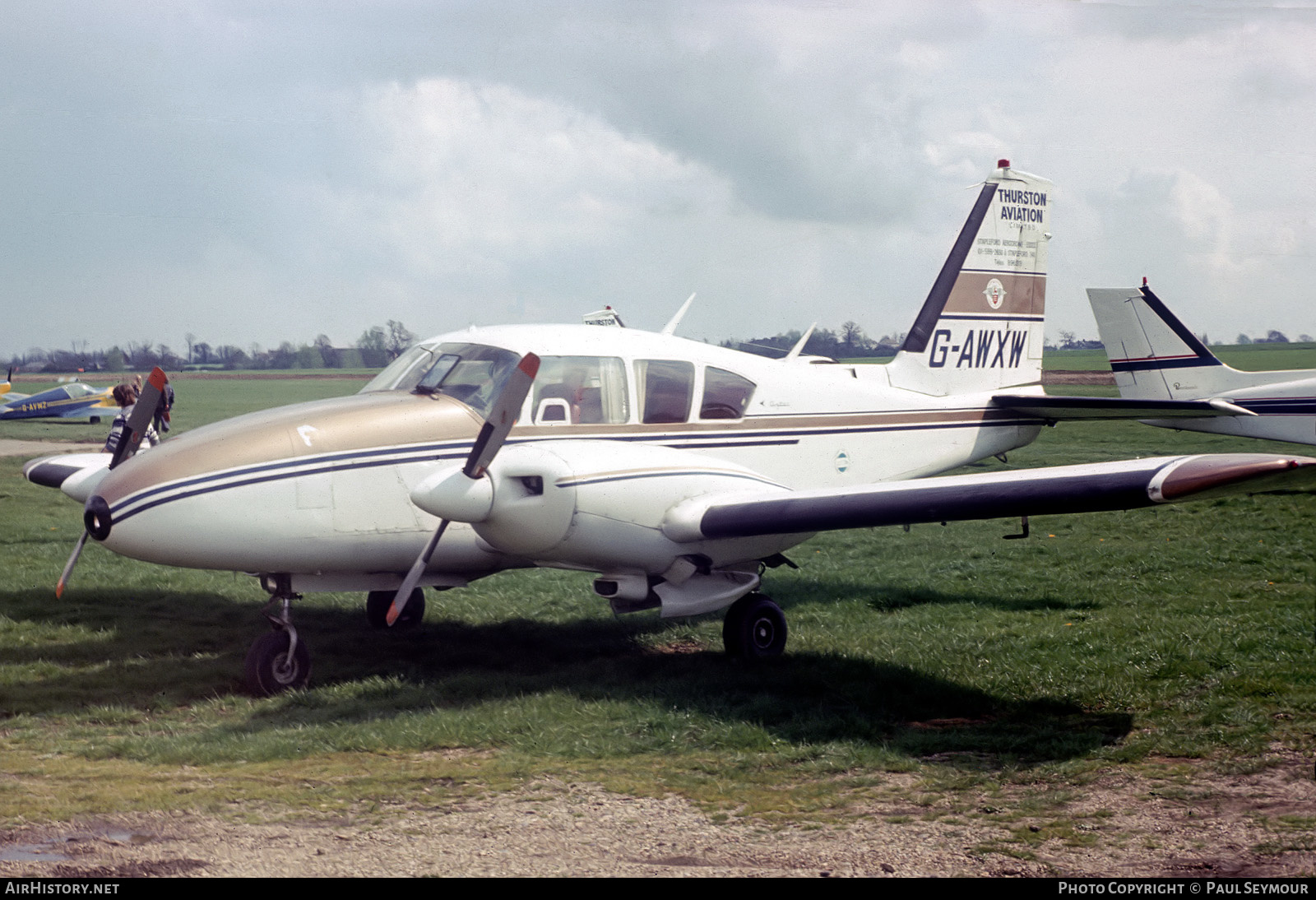 Aircraft Photo of G-AWXW | Piper PA-23-250 Aztec D | Thurston Aviation | AirHistory.net #556627