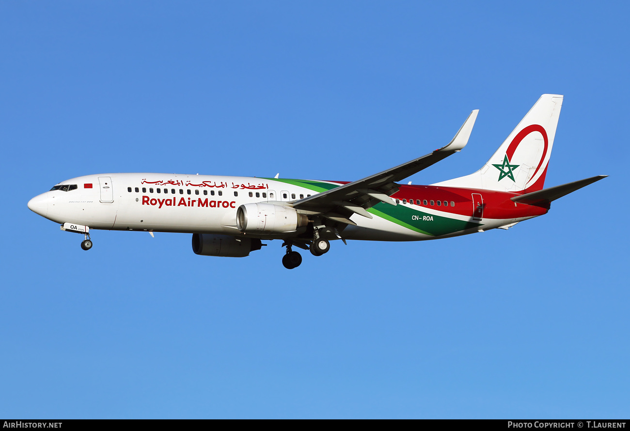 Aircraft Photo of CN-ROA | Boeing 737-8B6 | Royal Air Maroc - RAM | AirHistory.net #556633