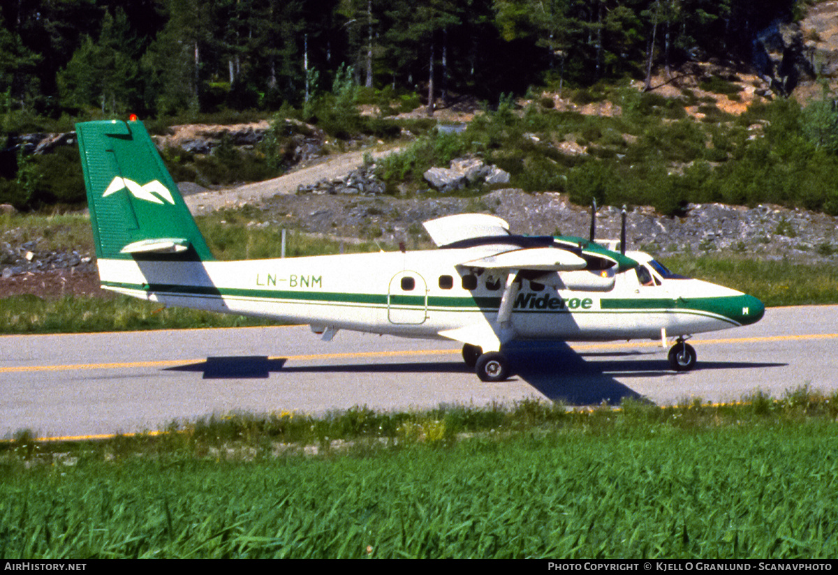 Aircraft Photo of LN-BNM | De Havilland Canada DHC-6-300 Twin Otter | Widerøe | AirHistory.net #556641