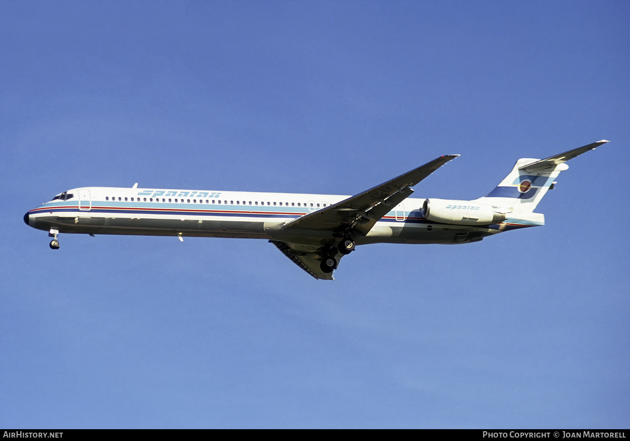 Aircraft Photo of EC-EFJ | McDonnell Douglas MD-83 (DC-9-83) | Spantax | AirHistory.net #556644