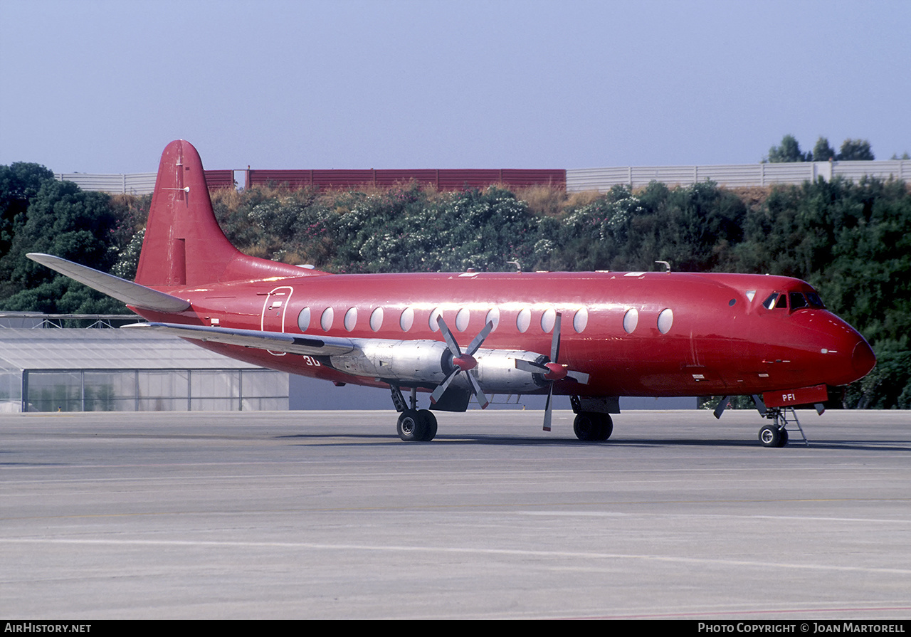 Aircraft Photo of 3D-PFI | Vickers 802 Viscount | Parcelforce | AirHistory.net #556646