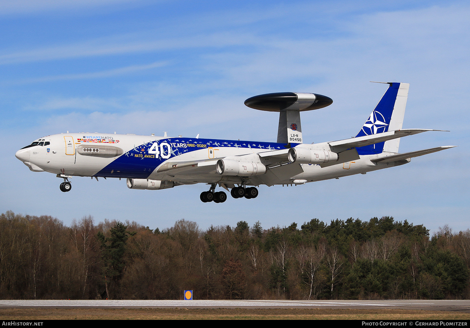 Aircraft Photo of LX-N90450 | Boeing E-3A Sentry | Luxembourg - NATO | AirHistory.net #556647