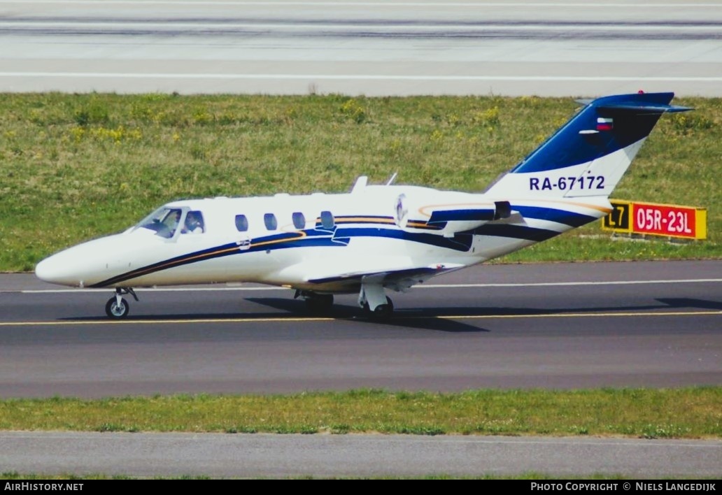 Aircraft Photo of RA-67172 | Cessna 525 CitationJet | AirHistory.net #556651