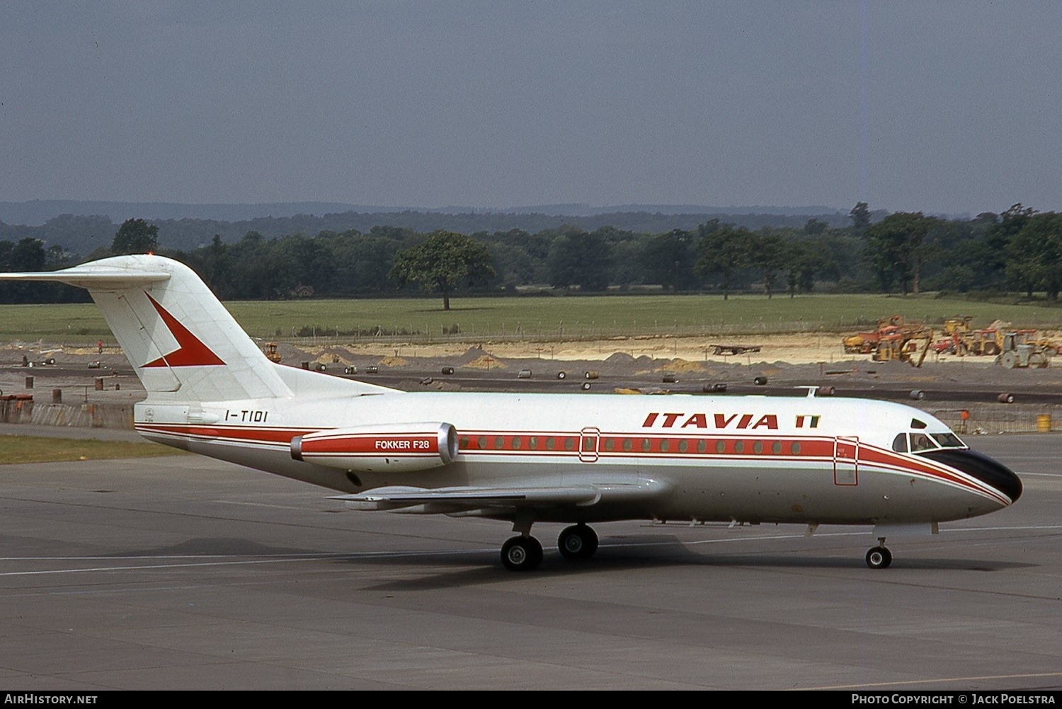 Aircraft Photo of I-TIDI | Fokker F28-1000 Fellowship | Itavia | AirHistory.net #556673