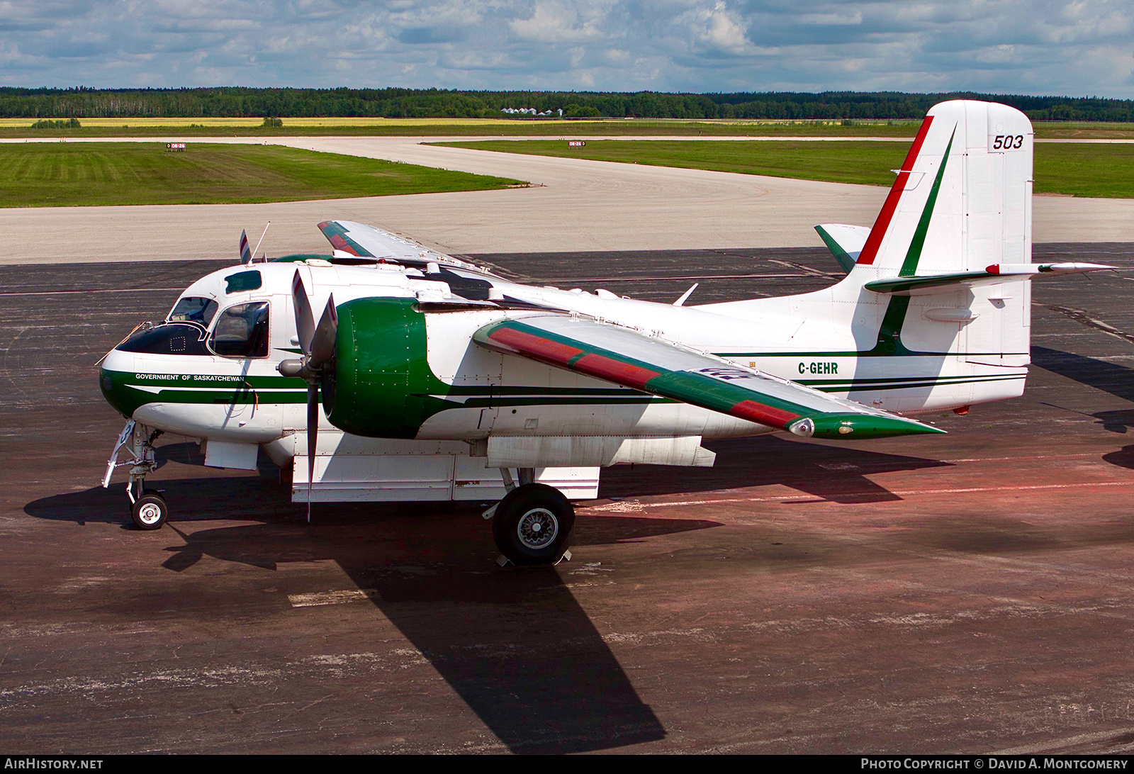 Aircraft Photo of C-GEHR | Grumman CP-121 Tracker | Saskatchewan Government | AirHistory.net #556676