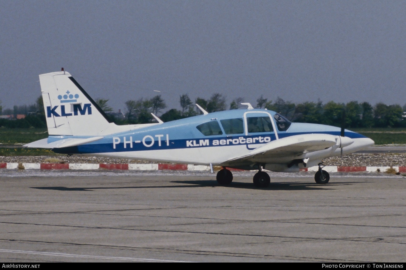 Aircraft Photo of PH-OTI | Piper PA-23-250 Aztec F | KLM Aerocarto | AirHistory.net #556679