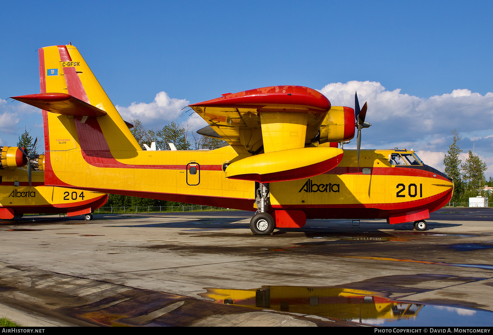 Aircraft Photo of C-GFSK | Canadair CL-215-V (CL-215-1A10) | Alberta Government | AirHistory.net #556689