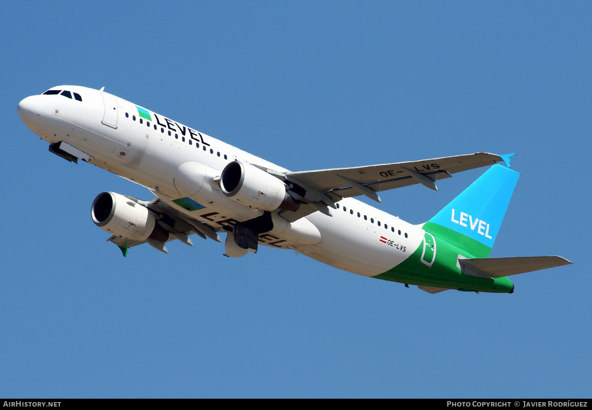 Aircraft Photo of OE-LVS | Airbus A320-216 | Level | AirHistory.net #556696