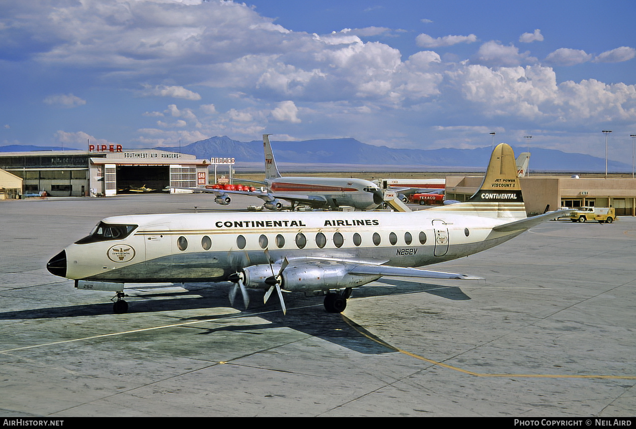 Aircraft Photo of N252V | Vickers 812 Viscount | Continental Airlines | AirHistory.net #556711