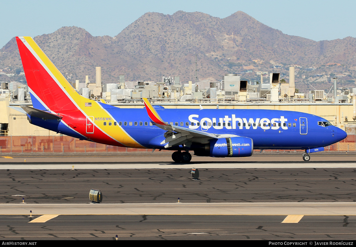 Aircraft Photo of N566WN | Boeing 737-7CT | Southwest Airlines | AirHistory.net #556714