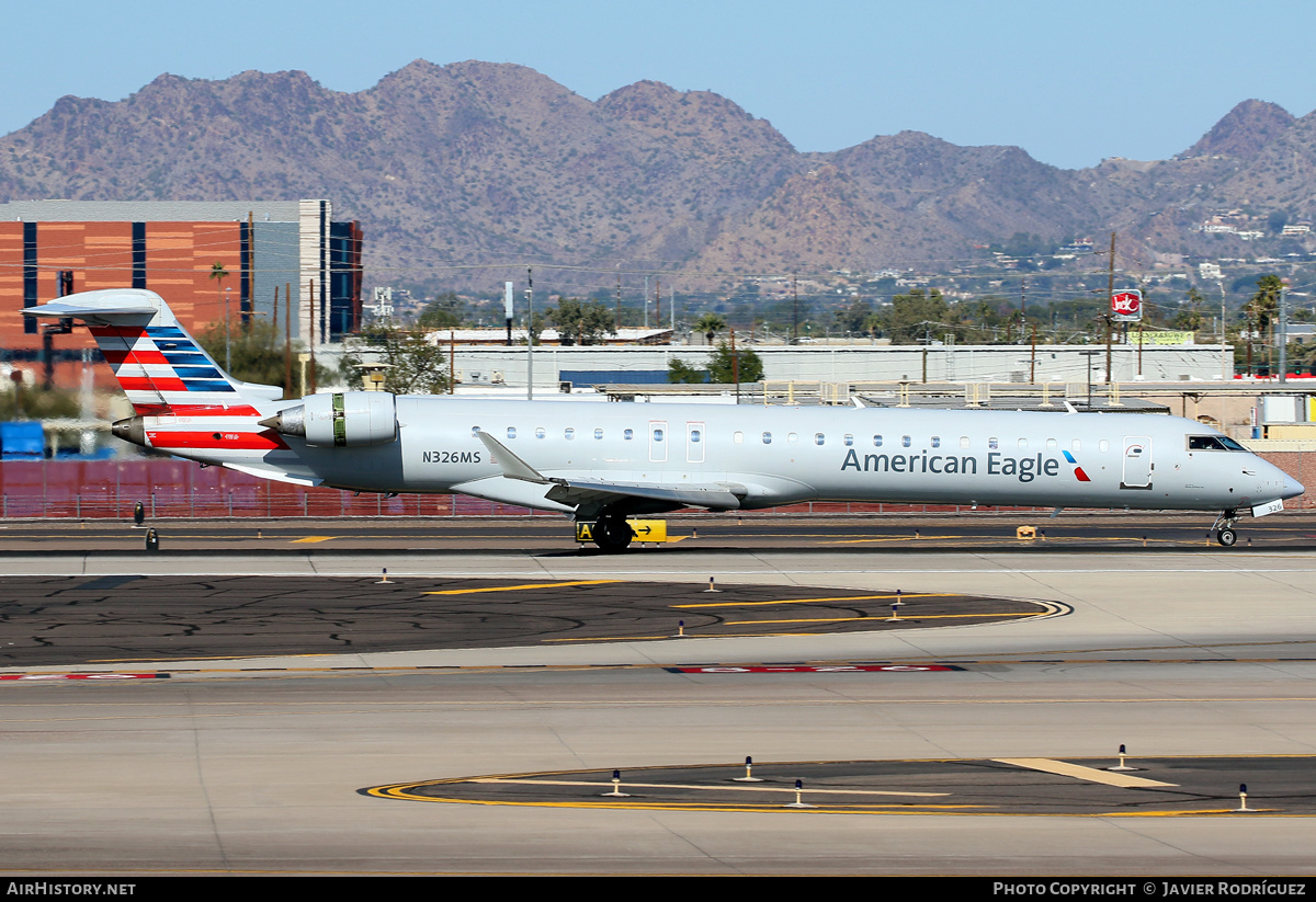 Aircraft Photo of N326MS | Bombardier CRJ-900LR (CL-600-2D24) | American Eagle | AirHistory.net #556728
