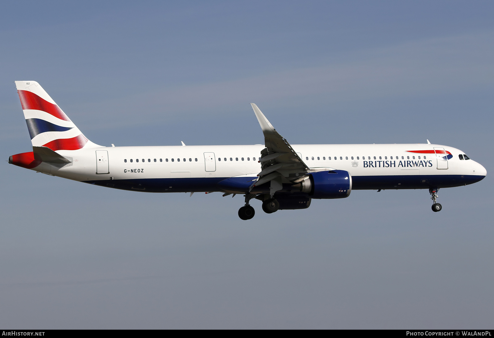 Aircraft Photo of G-NEOZ | Airbus A321-251NX | British Airways | AirHistory.net #556740