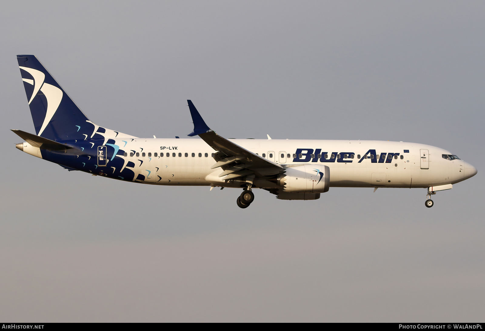 Aircraft Photo of SP-LVK | Boeing 737-8 Max 8 | Blue Air | AirHistory.net #556755