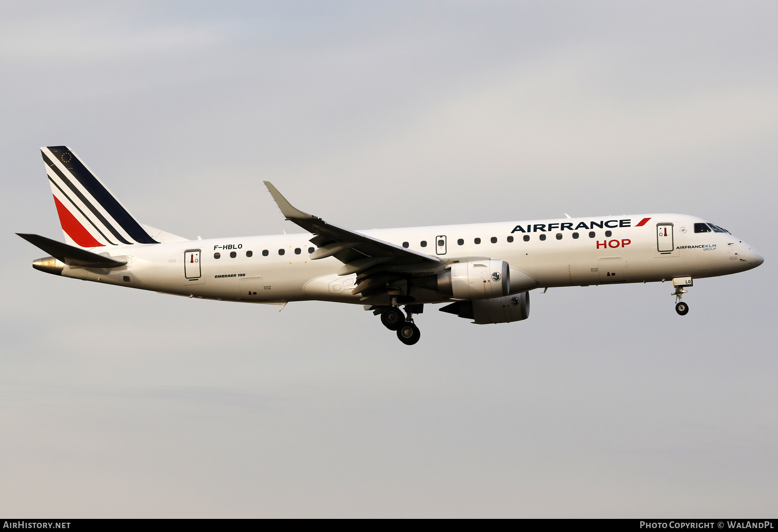 Aircraft Photo of F-HBLO | Embraer 190STD (ERJ-190-100STD) | Air France | AirHistory.net #556769