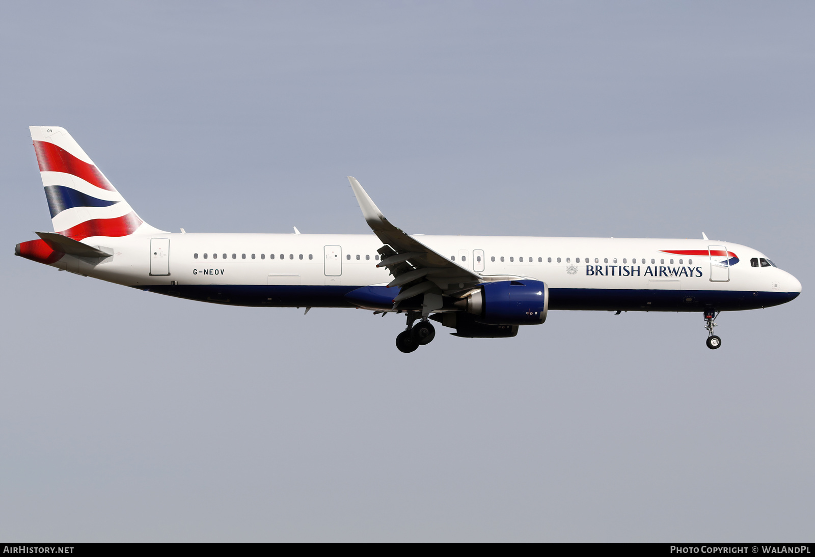 Aircraft Photo of G-NEOV | Airbus A321-251NX | British Airways | AirHistory.net #556771