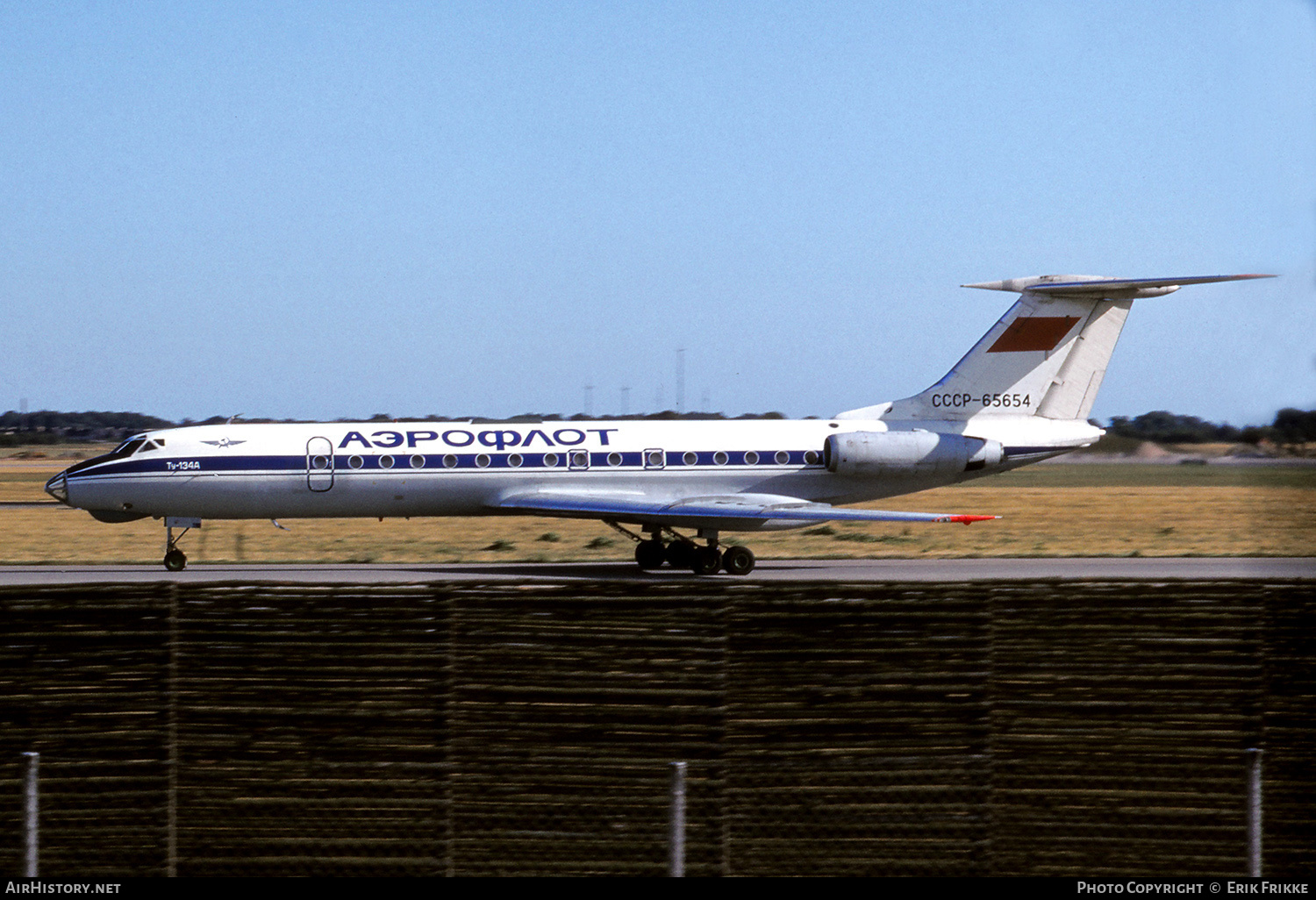 Aircraft Photo of CCCP-65654 | Tupolev Tu-134A | Aeroflot | AirHistory.net #556789