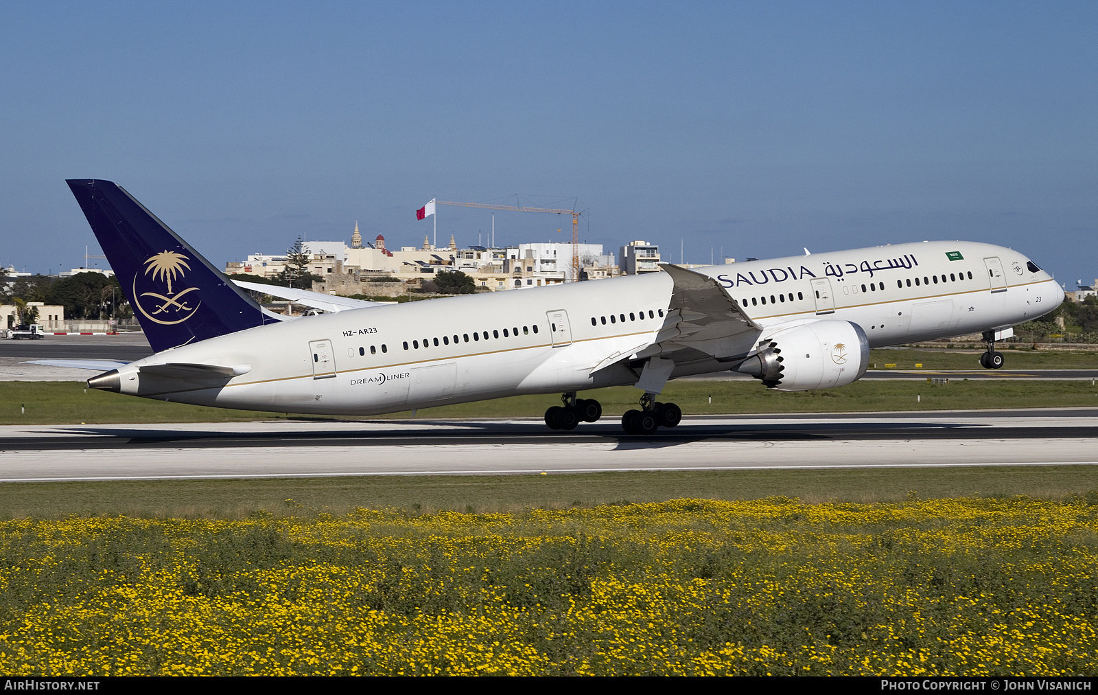 Aircraft Photo of HZ-AR23 | Boeing 787-9 Dreamliner | Saudia - Saudi Arabian Airlines | AirHistory.net #556819