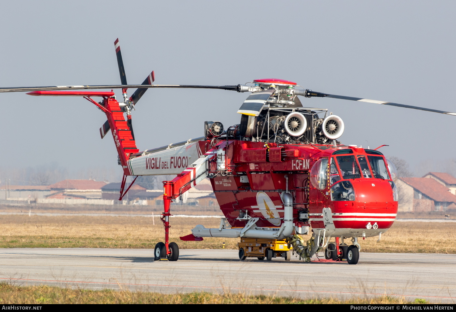 Aircraft Photo of I-CFAN | Sikorsky S-64F Skycrane | Italy - Vigili del Fuoco | AirHistory.net #556836