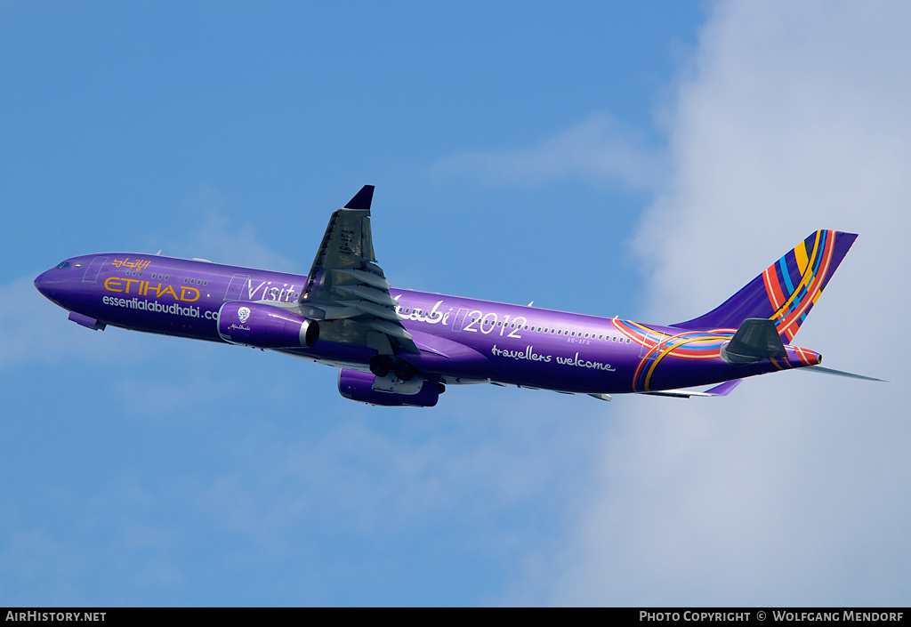 Aircraft Photo of A6-AFA | Airbus A330-343E | Etihad Airways | AirHistory.net #556846