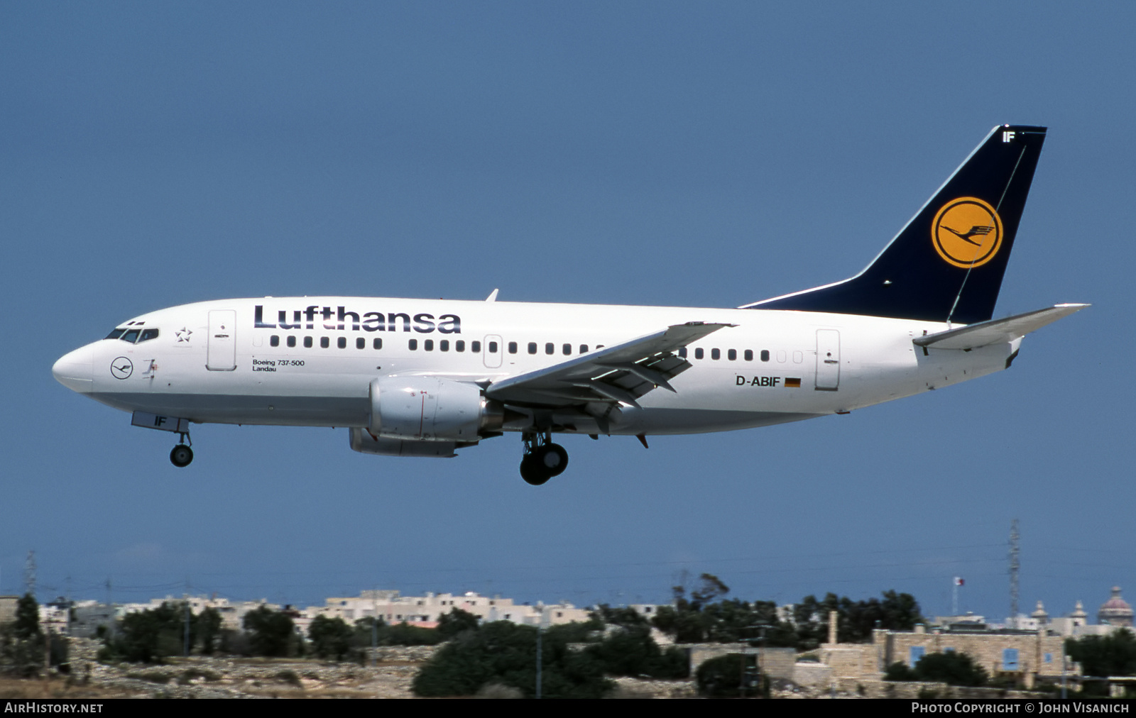 Aircraft Photo of D-ABIF | Boeing 737-530 | Lufthansa | AirHistory.net #556847