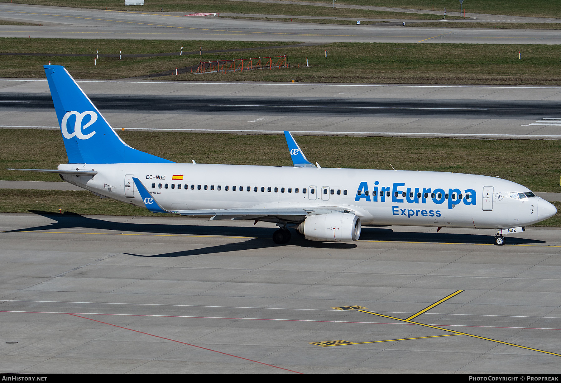 Aircraft Photo of EC-NUZ | Boeing 737-8GP | Air Europa Express | AirHistory.net #556869