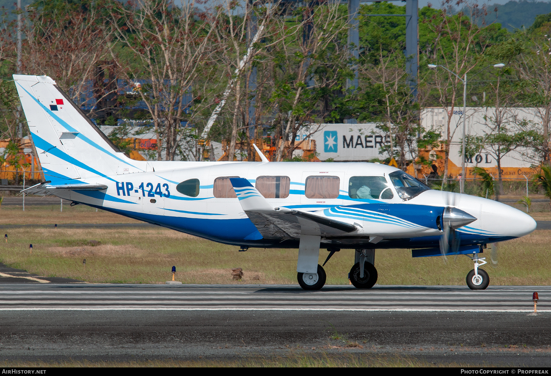 Aircraft Photo of HP-1243 | Piper PA-31-310 Navajo C/Colemill Panther Navajo | AirHistory.net #556890