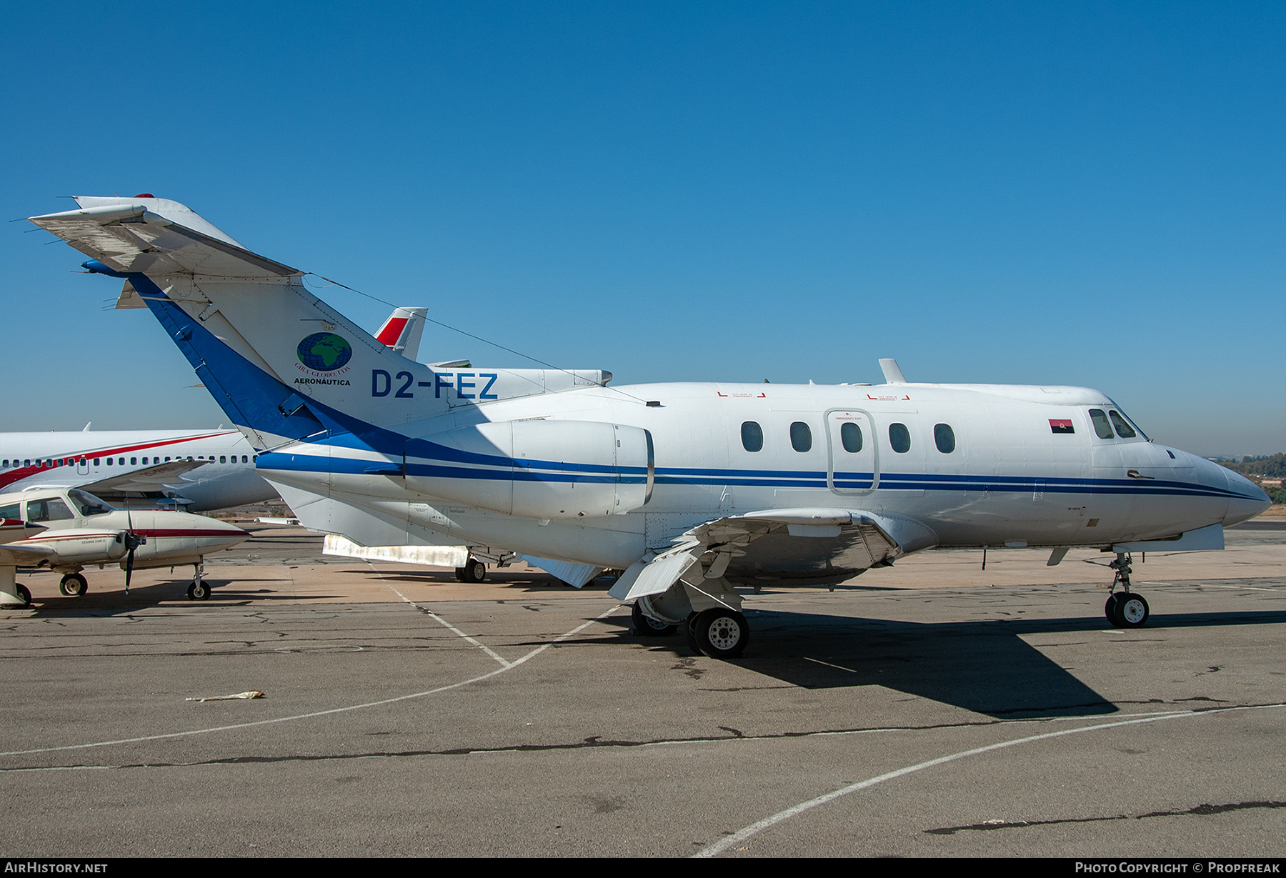 Aircraft Photo of D2-FEZ | Hawker Siddeley HS-125-F3B/RA | AirHistory.net #556918