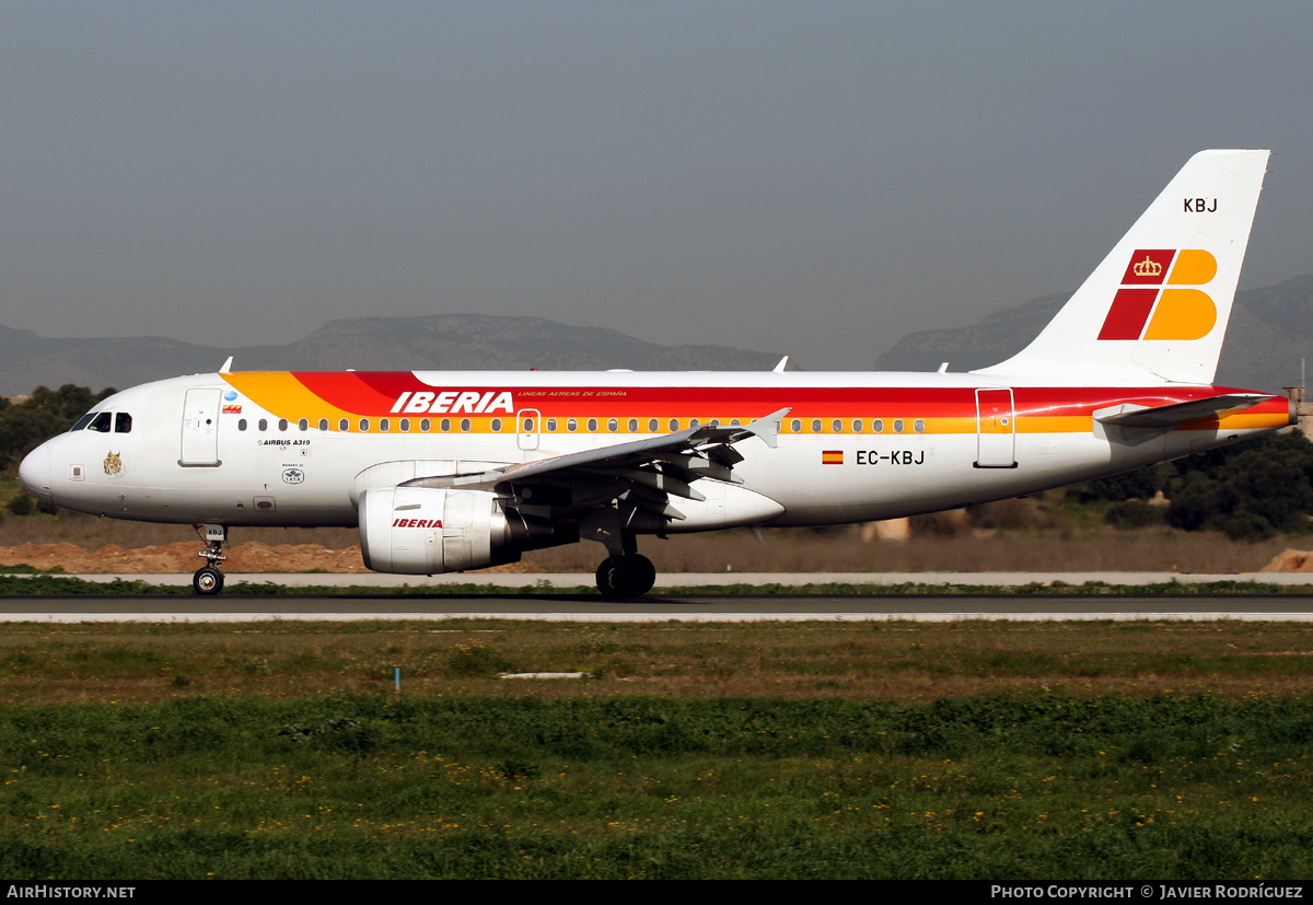 Aircraft Photo of EC-KBJ | Airbus A319-111 | Iberia | AirHistory.net #556921