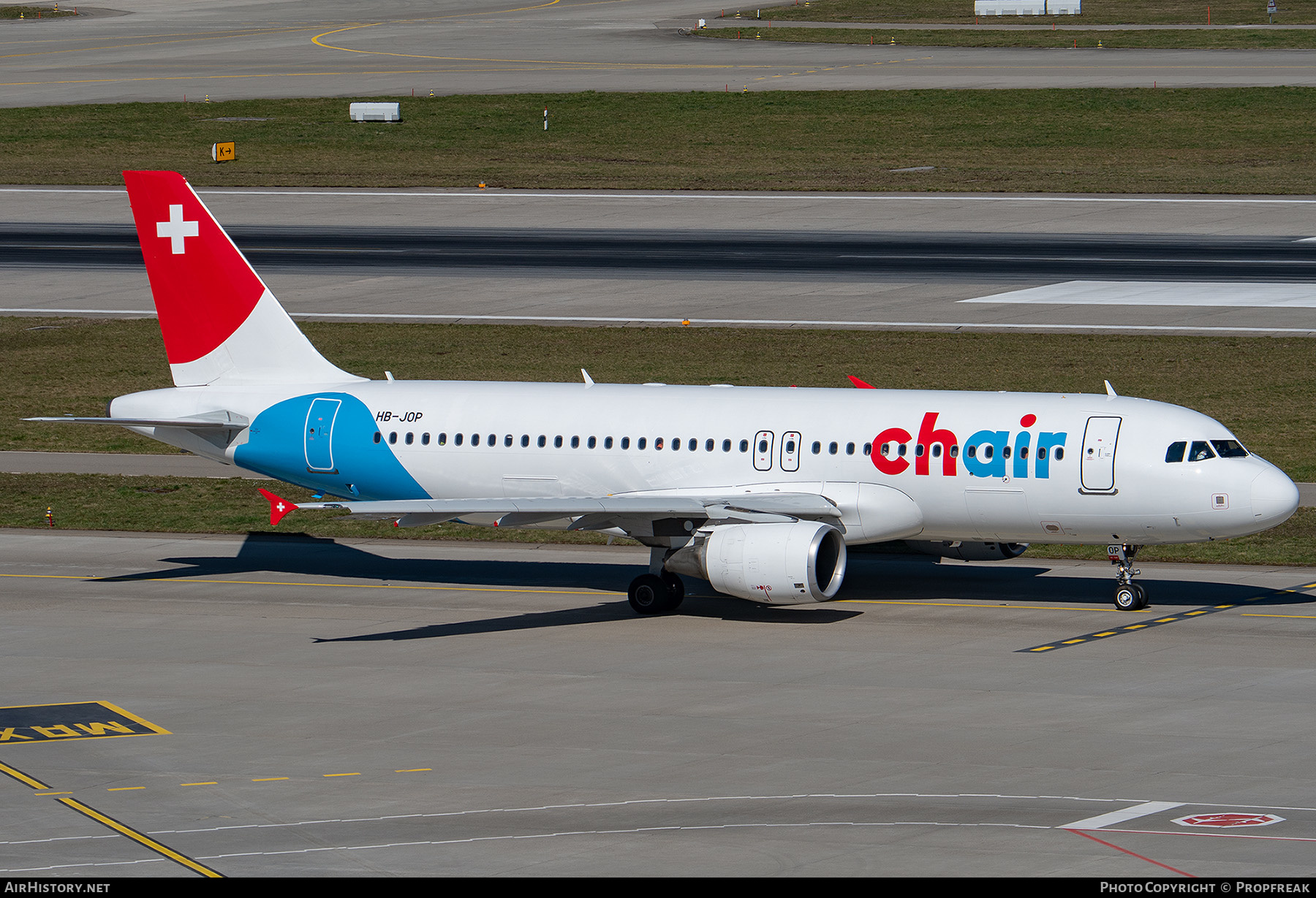 Aircraft Photo of HB-JOP | Airbus A320-214 | Chair Airlines | AirHistory.net #556930