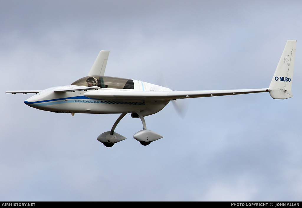 Aircraft Photo of G-MUSO | Rutan 61 Long-EZ | AirHistory.net #556953