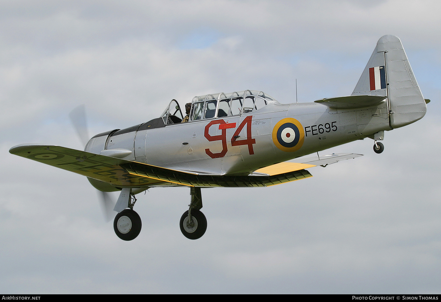 Aircraft Photo of G-BTXI / FE695 | North American AT-16 Harvard IIB | UK - Air Force | AirHistory.net #556960