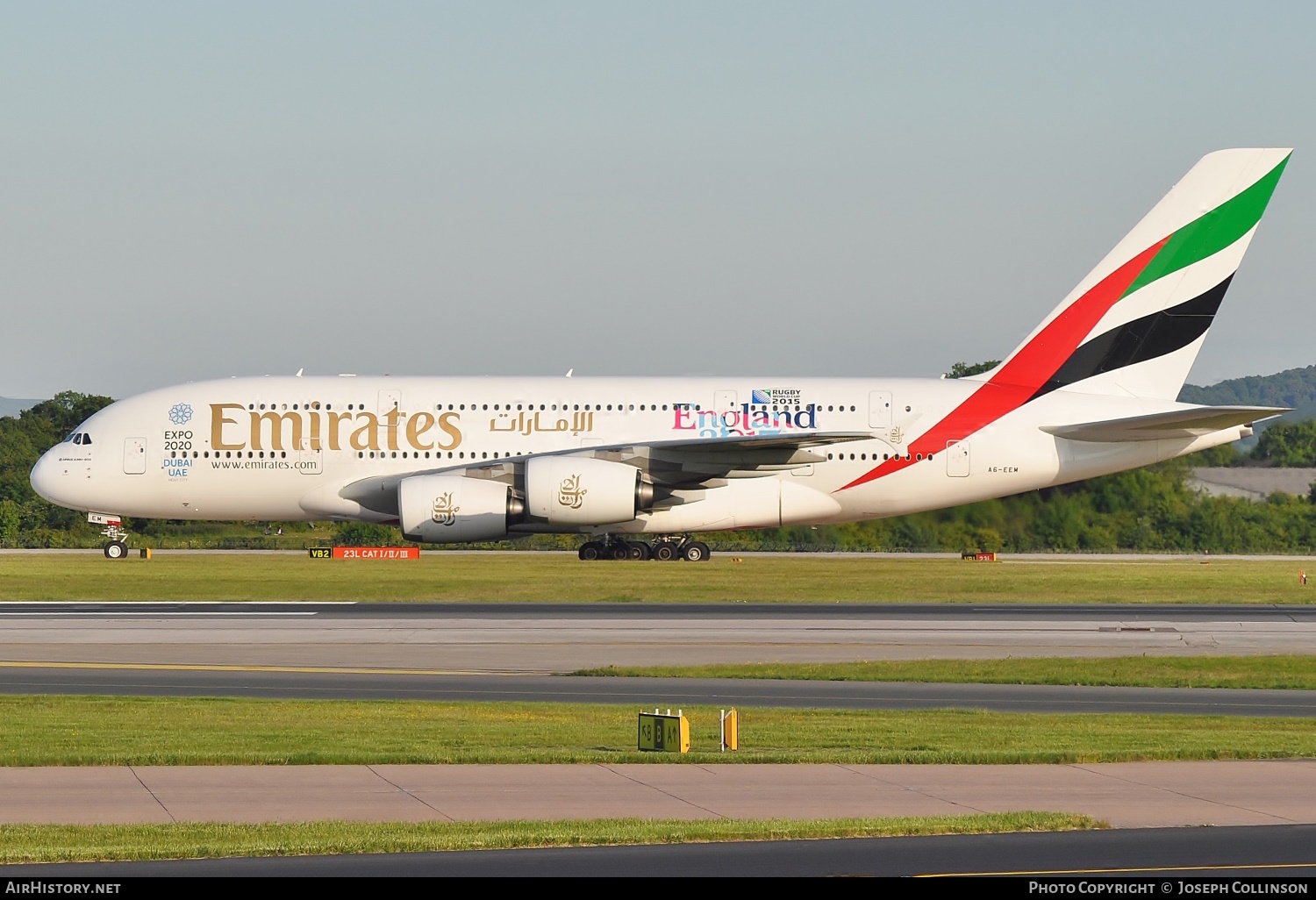 Aircraft Photo of A6-EEM | Airbus A380-861 | Emirates | AirHistory.net #556969