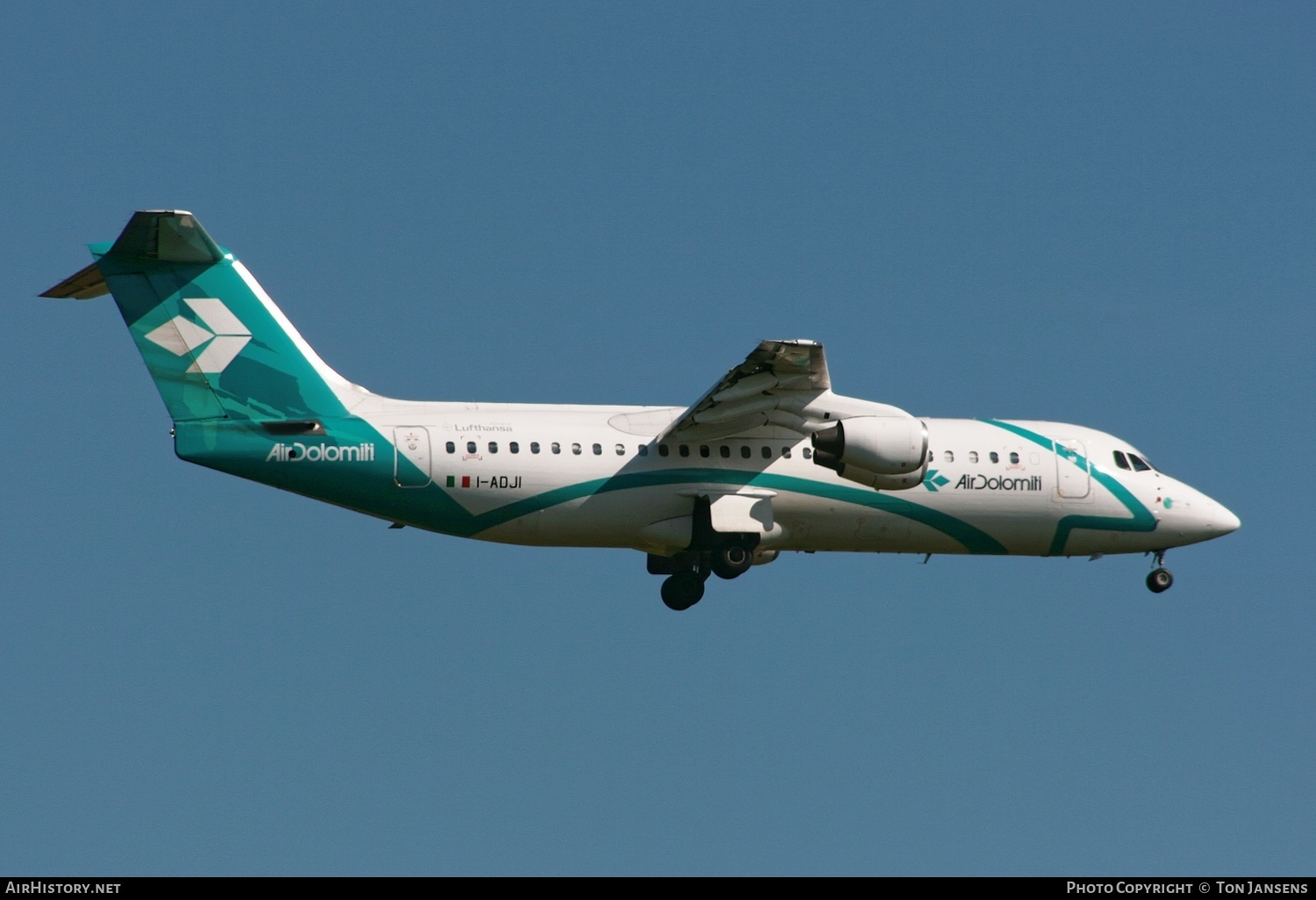 Aircraft Photo of I-ADJI | British Aerospace BAe-146-300 | Air Dolomiti | AirHistory.net #556986