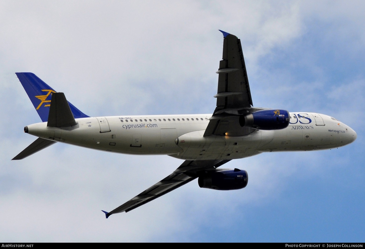 Aircraft Photo of 5B-DCL | Airbus A320-232 | Cyprus Airways | AirHistory.net #557004