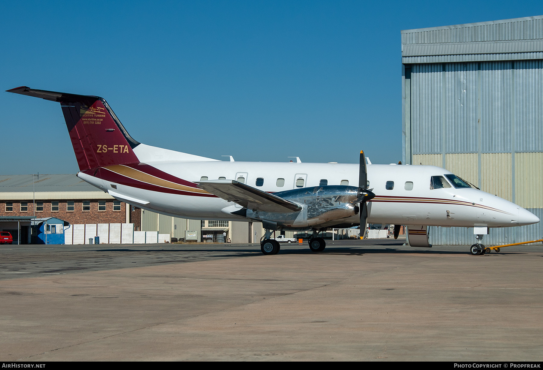Aircraft Photo of ZS-ETA | Embraer EMB-120RT Brasilia | Executive Turbine Aviation | AirHistory.net #557010