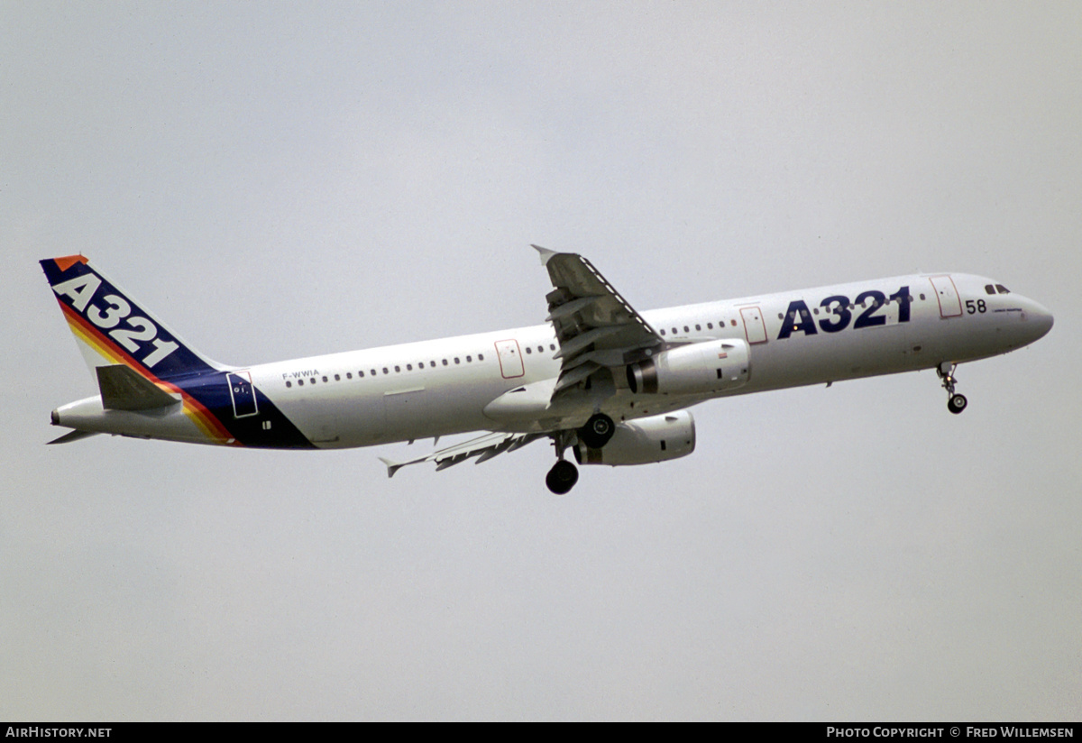Aircraft Photo of F-WWIA | Airbus A321-131 | Airbus Industrie | AirHistory.net #557019