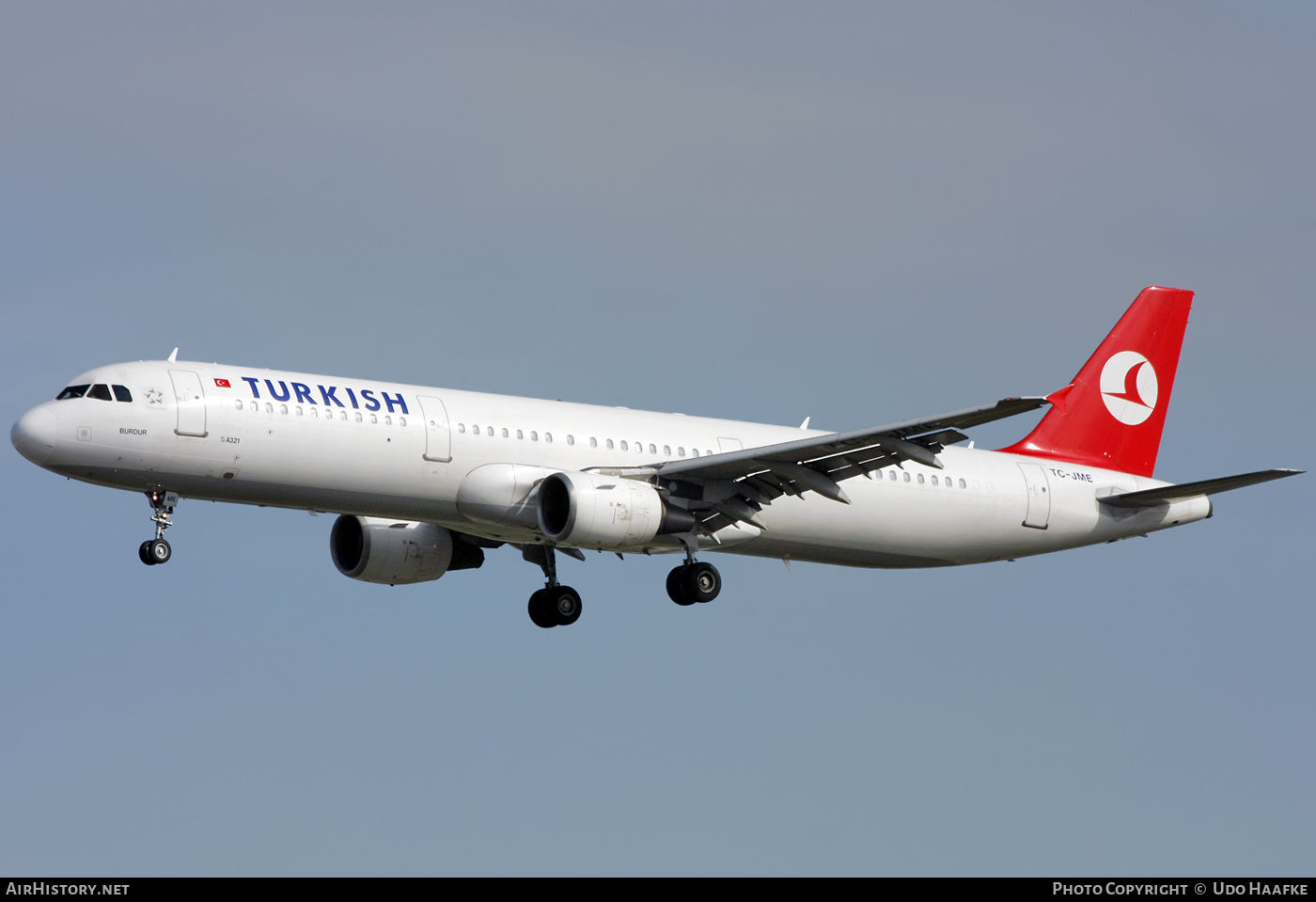 Aircraft Photo of TC-JME | Airbus A321-211 | Turkish Airlines | AirHistory.net #557027