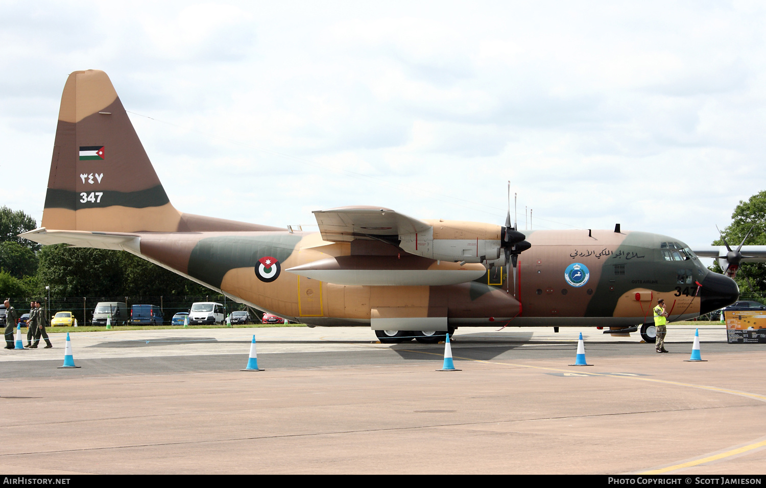 Aircraft Photo of 347 | Lockheed C-130H Hercules | Jordan - Air Force | AirHistory.net #557045